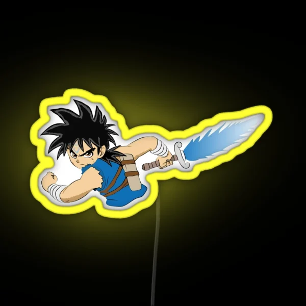 Dragon Quest The Adventure Of Dai Dragon Quest RGB Neon Sign