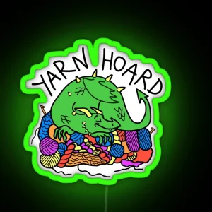 Dragon Yarn Hoard RGB Neon Sign