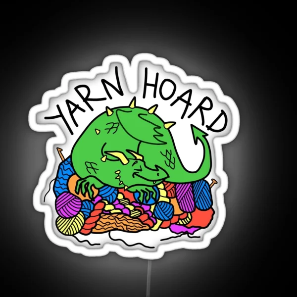 Dragon Yarn Hoard RGB Neon Sign