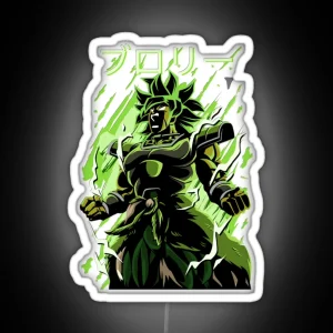 Dragonball Broly Roar RGB Neon Sign