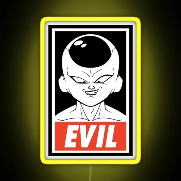 Dragonball Frieza Evil RGB Neon Sign