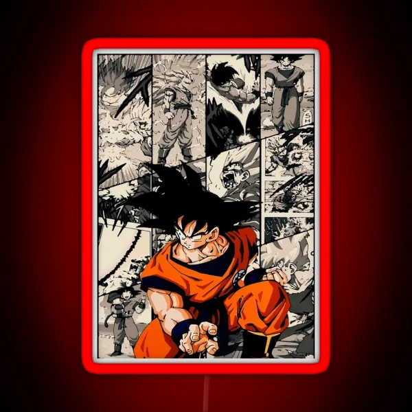 Dragonball Goku RGB Neon Sign