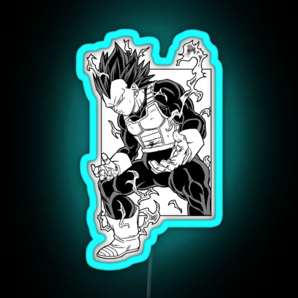 DRAGONBALLSUPER Vegeta New Form RGB Neon Sign
