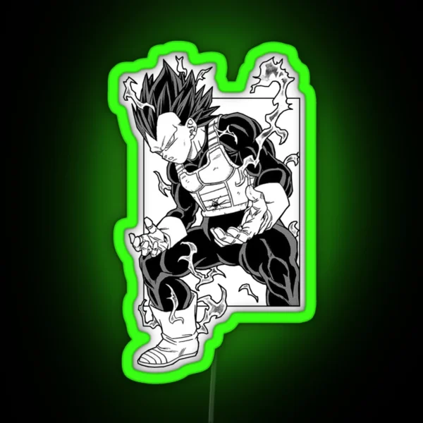 DRAGONBALLSUPER Vegeta New Form RGB Neon Sign