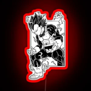 DRAGONBALLSUPER Vegeta New Form RGB Neon Sign