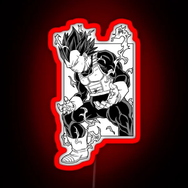 DRAGONBALLSUPER Vegeta New Form RGB Neon Sign