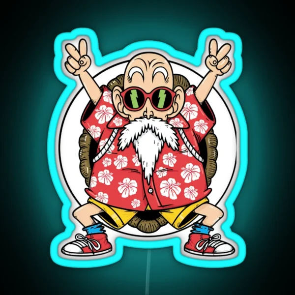 Dragonballz Kame Senin Roshi RGB Neon Sign