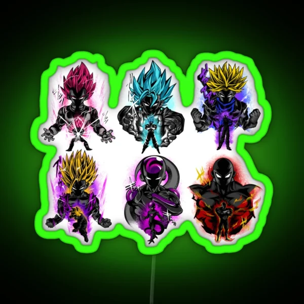 Dragonballz SET1 RGB Neon Sign