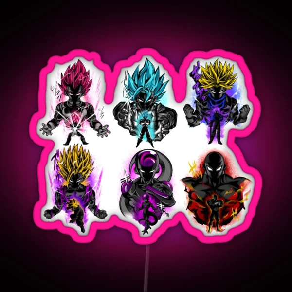 Dragonballz SET1 RGB Neon Sign