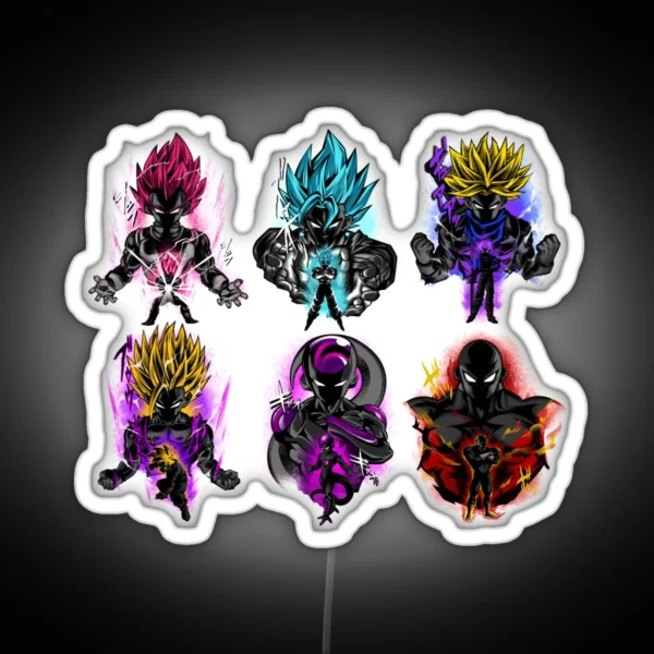 Dragonballz SET1 RGB Neon Sign