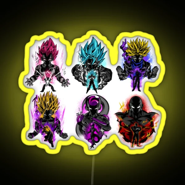 Dragonballz SET1 RGB Neon Sign