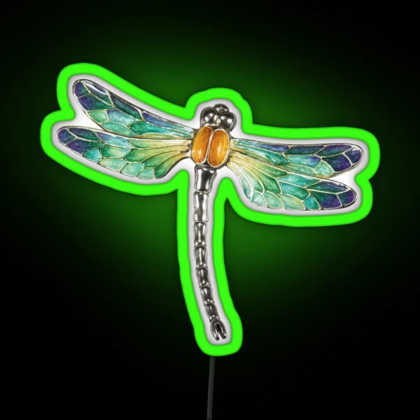 Dragonfly RGB Neon Sign
