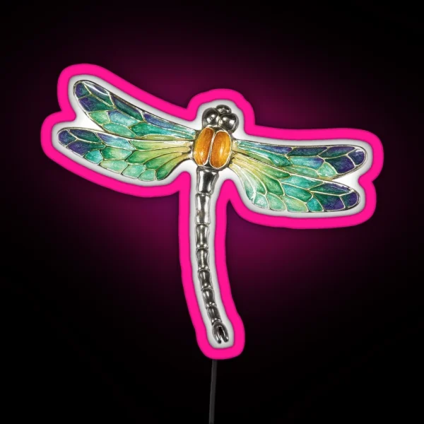 Dragonfly RGB Neon Sign