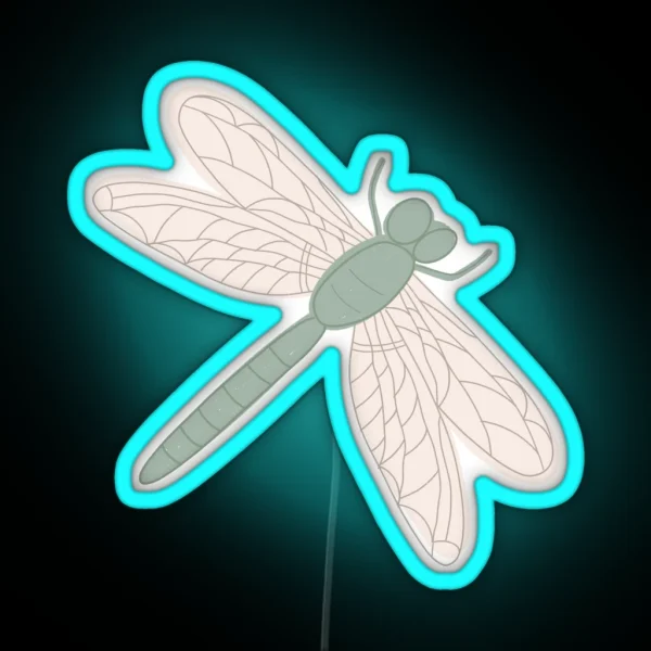 Dragonfly RGB Neon Sign