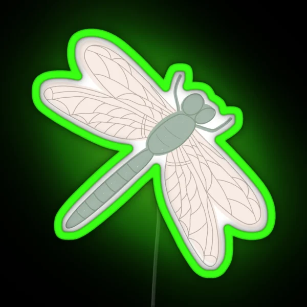 Dragonfly RGB Neon Sign