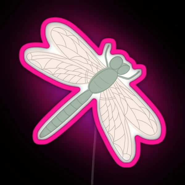 Dragonfly RGB Neon Sign