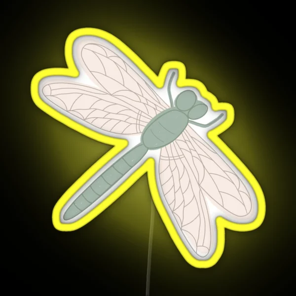 Dragonfly RGB Neon Sign