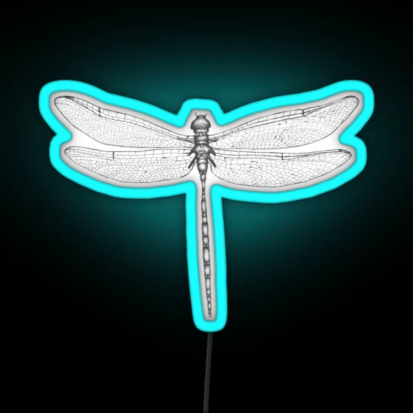 Dragonfly Wings RGB Neon Sign