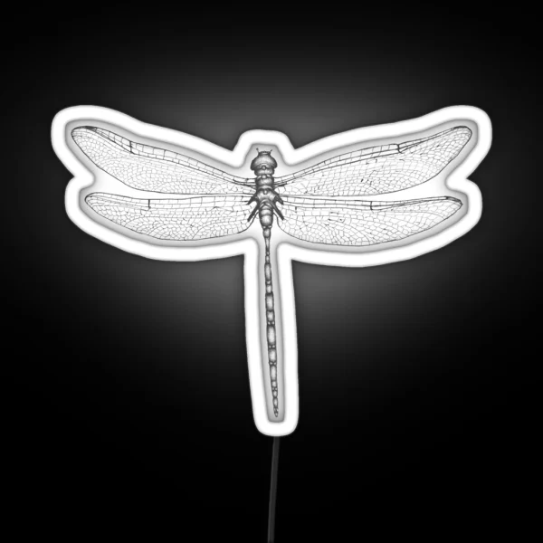 Dragonfly Wings RGB Neon Sign