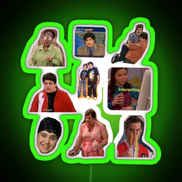 Drake And Josh Collage RGB Neon Sign