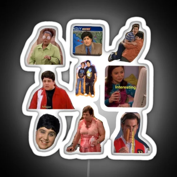 Drake And Josh Collage RGB Neon Sign