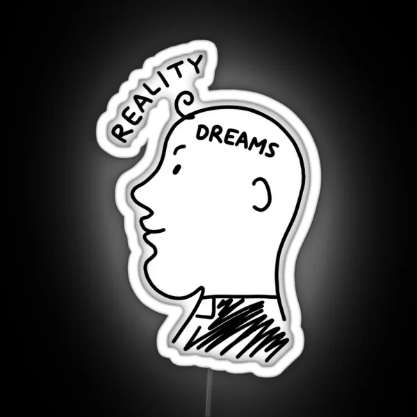 Dreams Vs Reality RGB Neon Sign