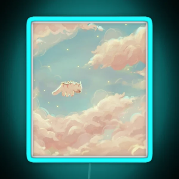 Dreamy Appa Poster V 2 RGB Neon Sign
