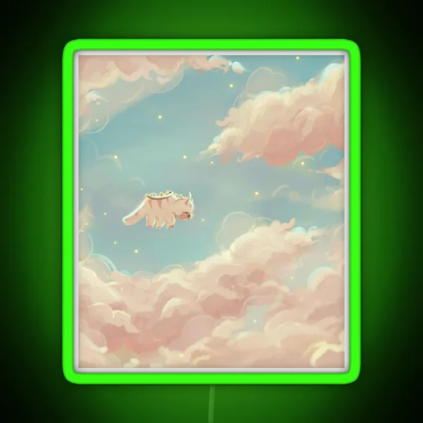 Dreamy Appa Poster V 2 RGB Neon Sign