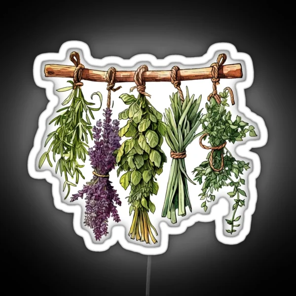 Dried Herbs RGB Neon Sign