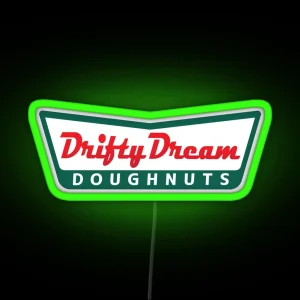 DRIFTY DREAM Doughnuts RGB Neon Sign