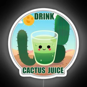 Drink Cactus Juice RGB Neon Sign