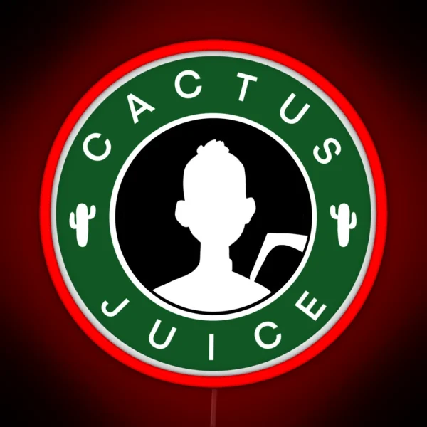 Drink Cactus Juice RGB Neon Sign