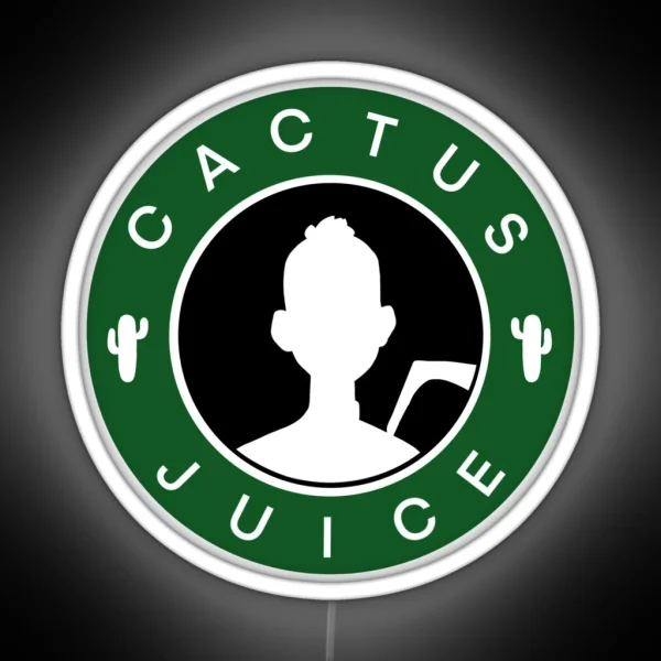 Drink Cactus Juice RGB Neon Sign