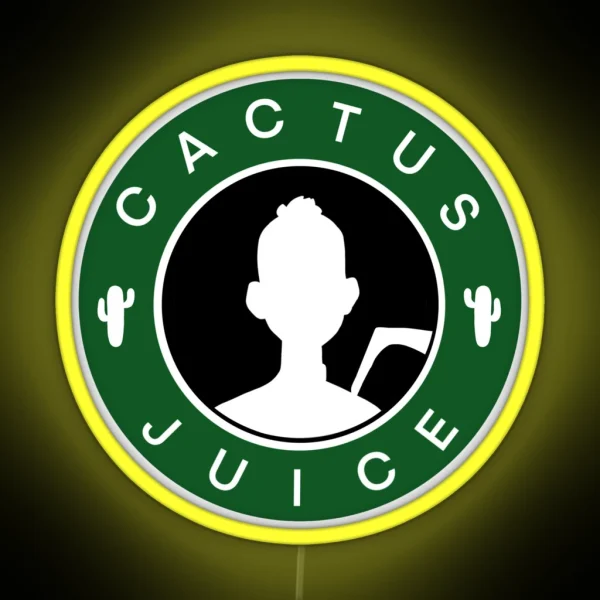 Drink Cactus Juice RGB Neon Sign