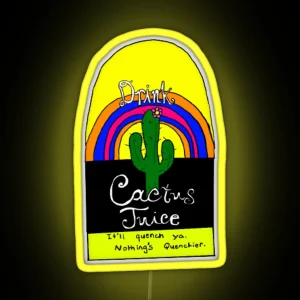 Drink Cactus Juice RGB Neon Sign