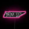 Drink Local Tennessee State Outline Craft Beer RGB Neon Sign - Image 6