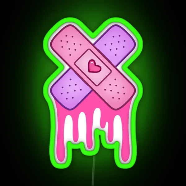 Dripping Plasters RGB Neon Sign