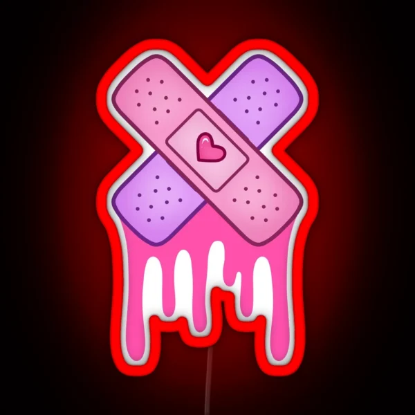 Dripping Plasters RGB Neon Sign
