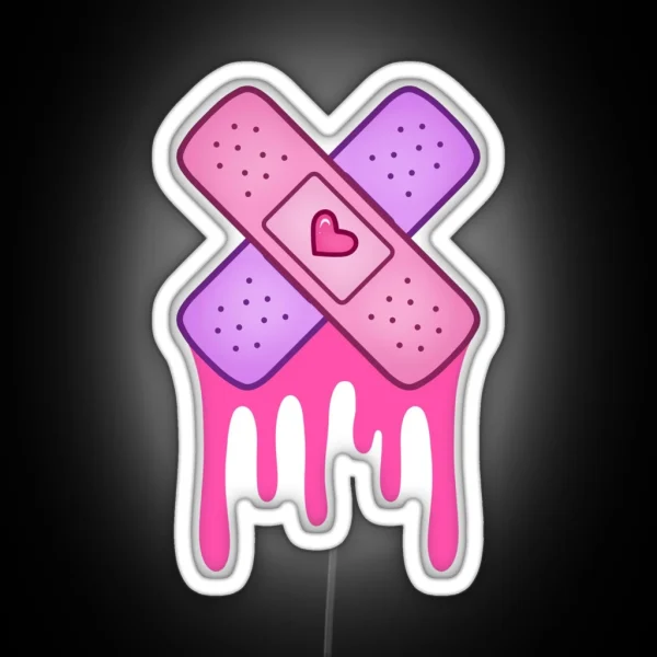 Dripping Plasters RGB Neon Sign