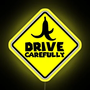 Drive Carefully RGB Neon Sign