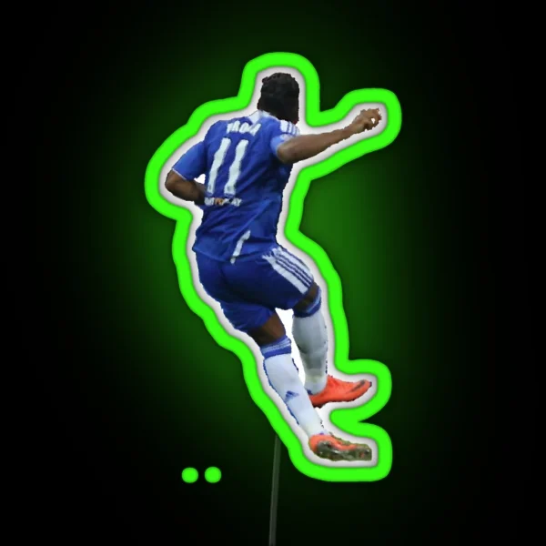 Drogba In Munich RGB Neon Sign