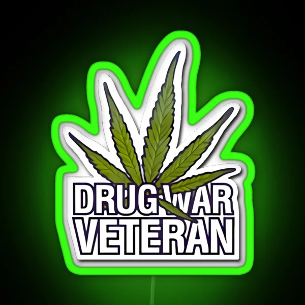 Drug War Veteran CS GO Led RGB Neon Sign