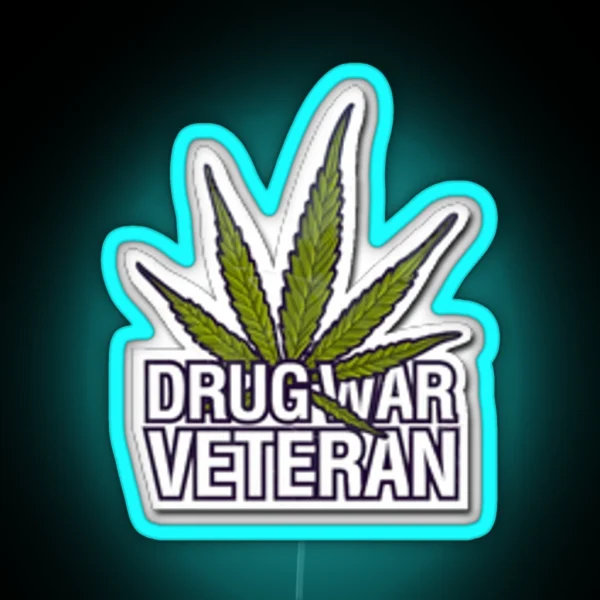 Drug War Veteran CSGO RGB Neon Sign