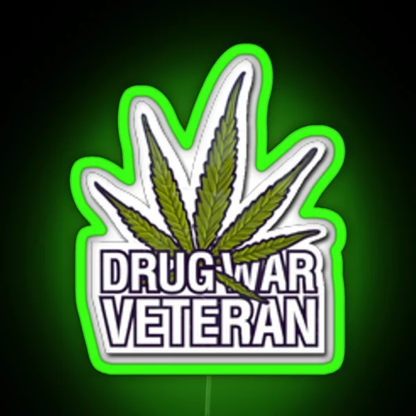 Drug War Veteran CSGO RGB Neon Sign