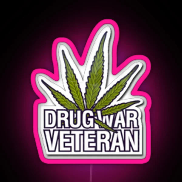Drug War Veteran CSGO RGB Neon Sign