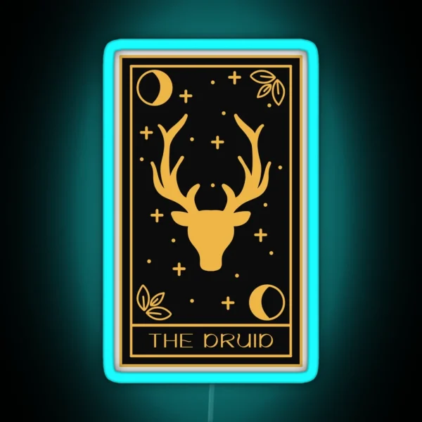 Druid Tarot RGB Neon Sign