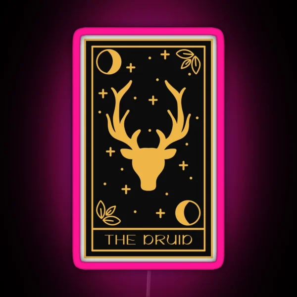 Druid Tarot RGB Neon Sign