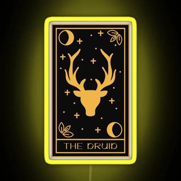 Druid Tarot RGB Neon Sign
