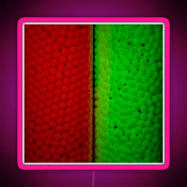 Dual Color Fluorescent Airsoft Bbs RGB Neon Sign
