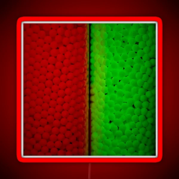 Dual Color Fluorescent Airsoft Bbs RGB Neon Sign